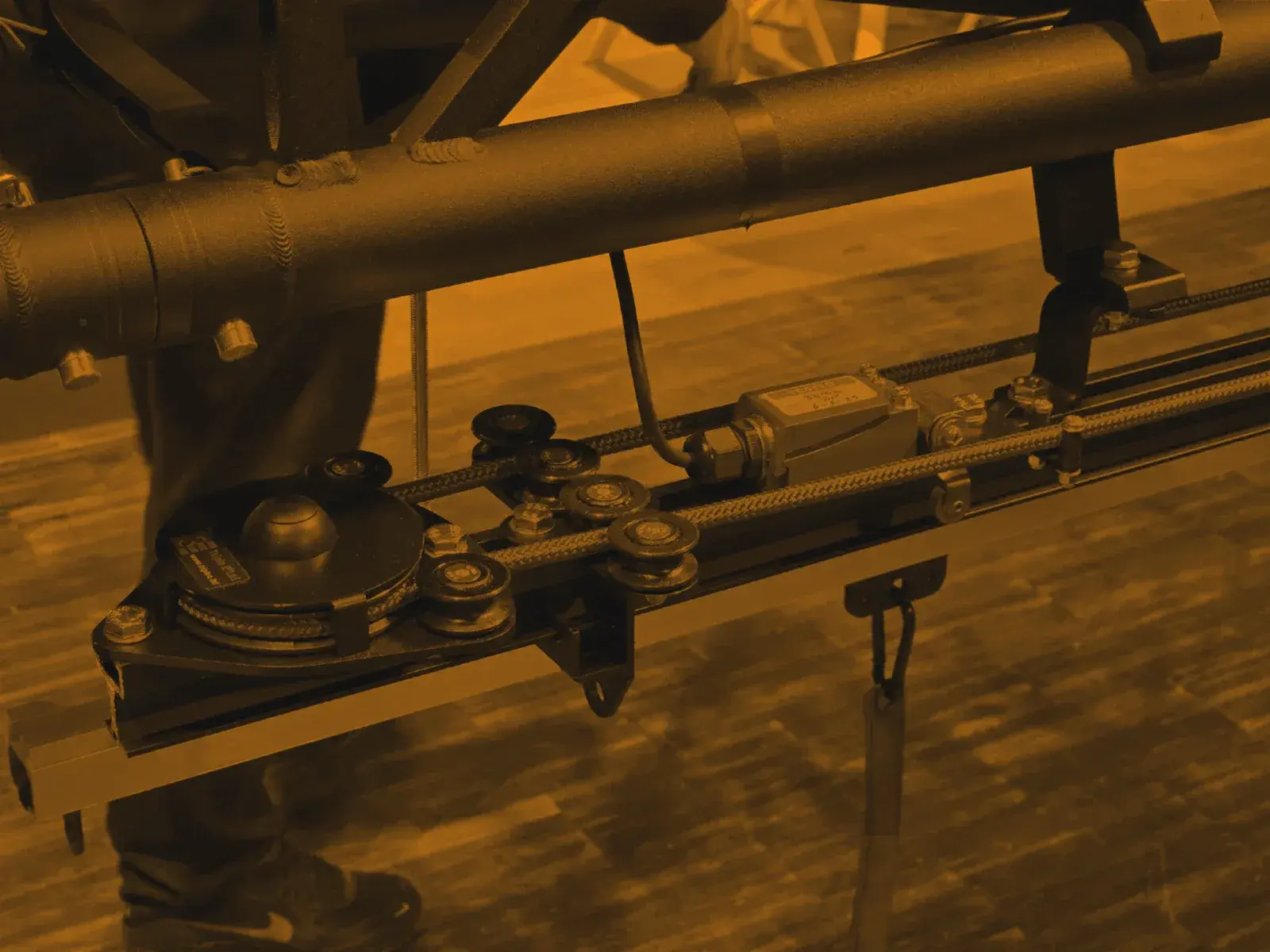 Production truss and chain hoists