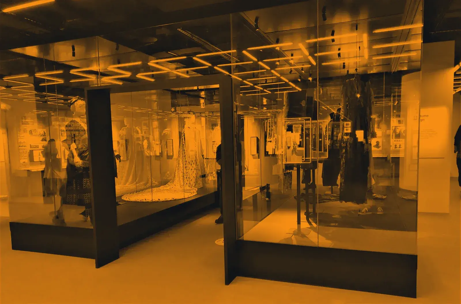 Gallery exhibition space with display joinery