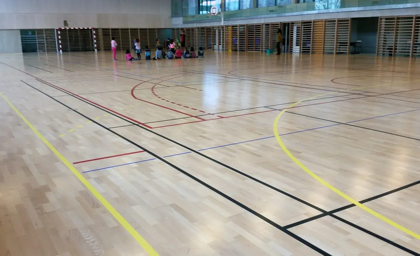 Tarkett Multiflex M timber floor in a sports hall