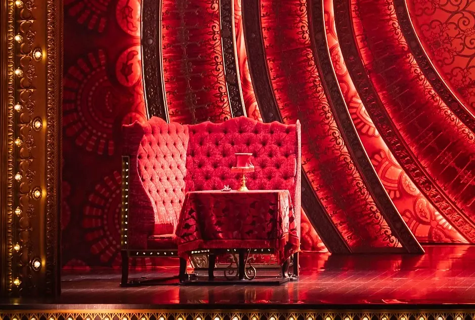 Technical walkthrough of the Moulin Rouge stage build. Photo: Stephen Heath.