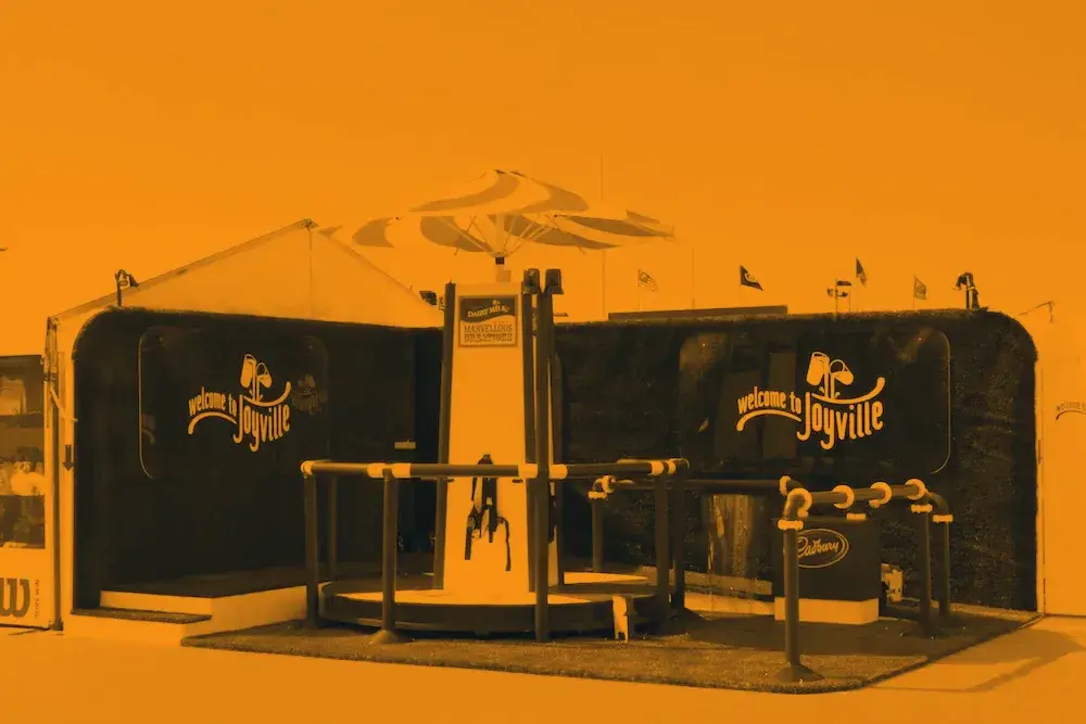 The Cadbury Joyville working chocolate machine