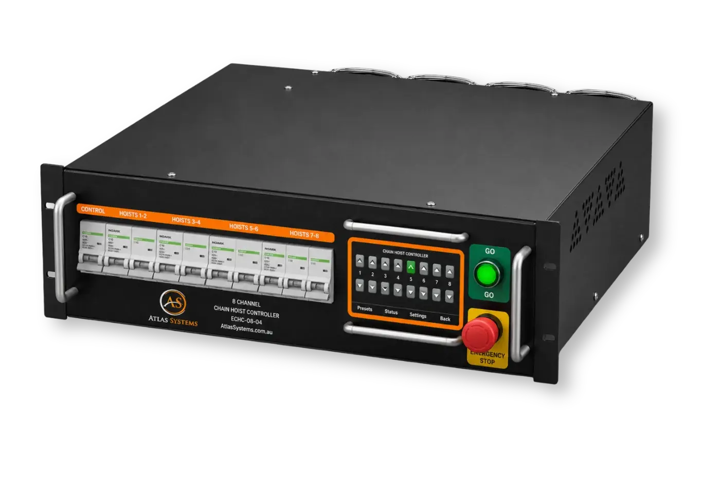 Atlas Smart SCHC touchscreen chain hoist controller